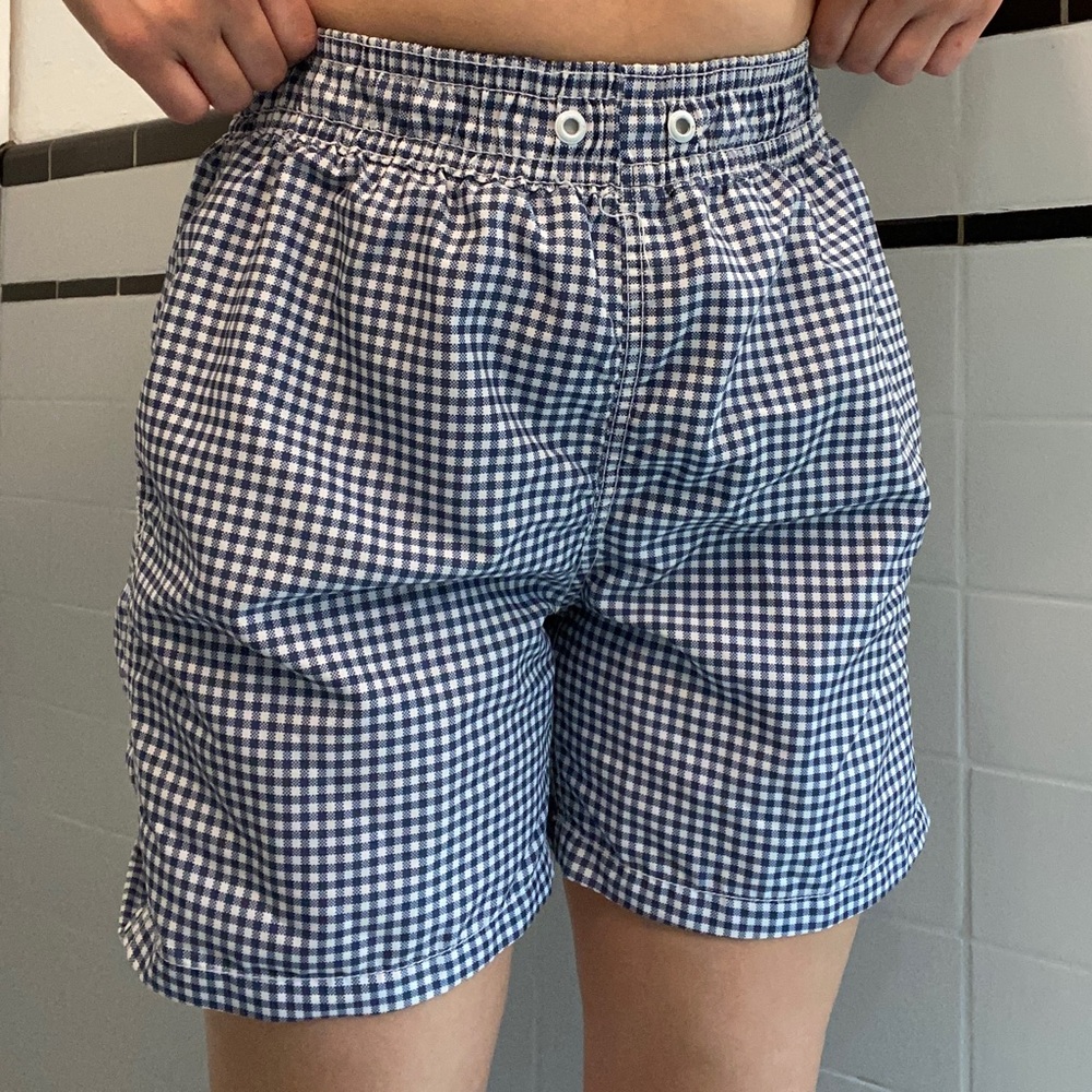 Gingham Board Shorts